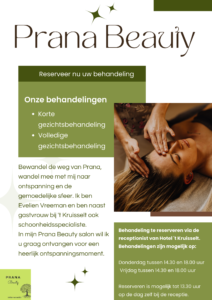 Beige & Brown Beauty Spa Center Flyer