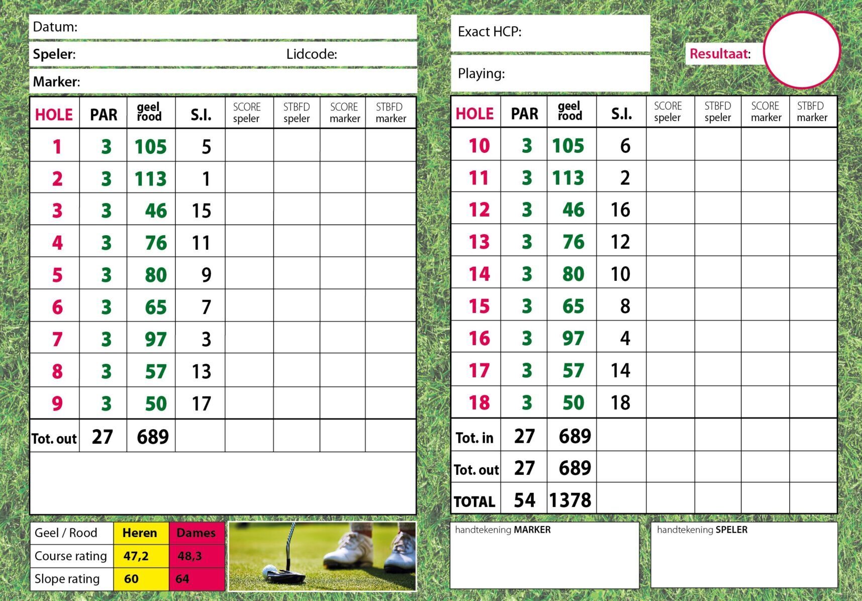 Golfbaan Kruisselt Achterzijde