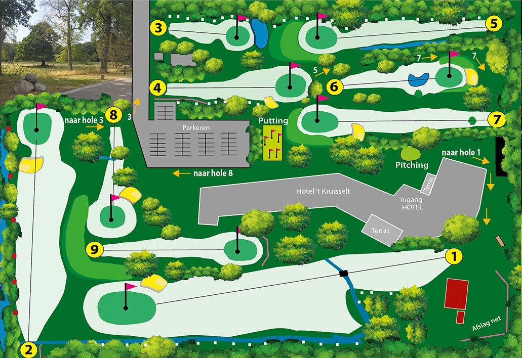 2305 Plattegrond Golfbaan Bijgesneden